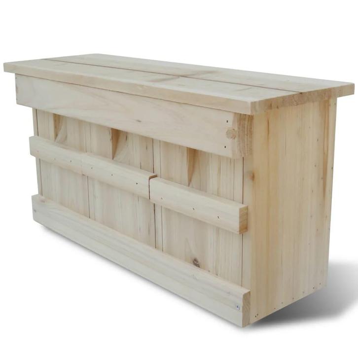 vidaXL Nestkast voor huismus 44 x 15,5 x 21,5 cm, Jardin & Terrasse, Maisons & Bains d'oiseaux, Envoi