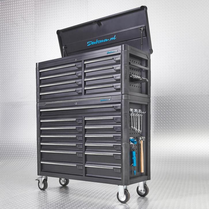 Datona Gereedschapswagen 13 laden met gereedschapskist 8, Doe-het-zelf en Bouw, Gereedschapskisten, Ophalen of Verzenden