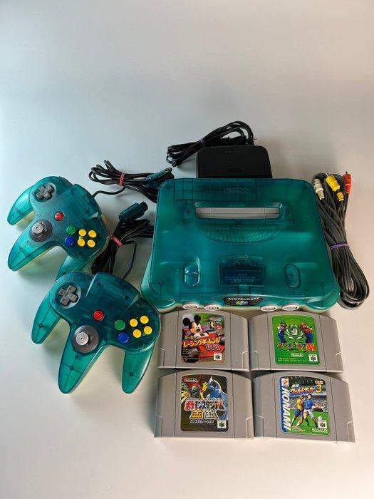 Nintendo - Nintendo 64 - Nintendo 64 Clear Blue Console +, Games en Spelcomputers, Spelcomputers | Overige Accessoires
