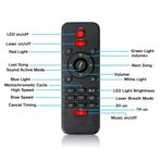 Sterren Projector met Afstandsbediening - Bluetooth, Verzenden, Nieuw