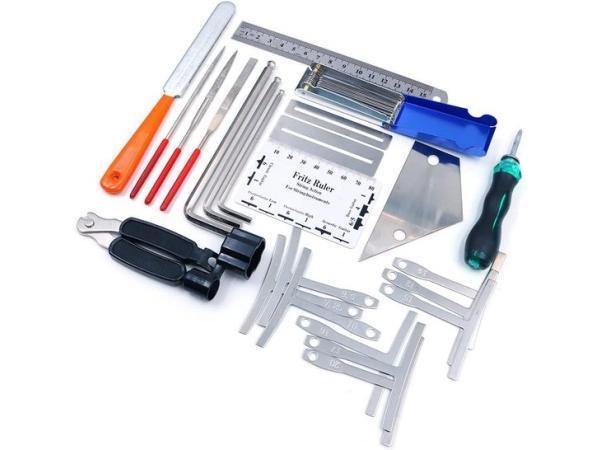 Veiling - 25-delige Gitaarset-up Kit Gitaarreparatiegereedsc, Musique & Instruments, Instruments | Accessoires