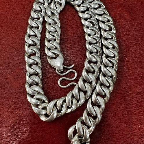 Zonder Minimumprijs - Halsketting Zilver - Vintage zilveren, Handtassen en Accessoires, Kettingen