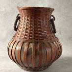 Vaas - Bamboe - Japan - Handgemaakt wabi-Sabi (Zonder