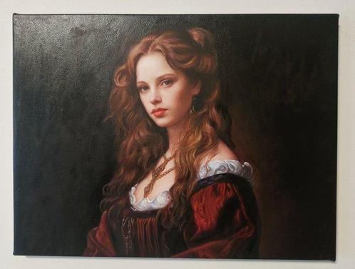 Mario Silano (1973) - Bellezza rinascimentale + Elegant,, Antiek en Kunst, Kunst | Schilderijen | Klassiek