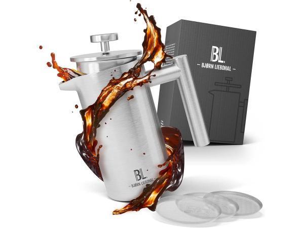 Veiling - Bjørn Liebdhal Premium Cafetiére, Dubbelwandig,, Elektronische apparatuur, Koffiezetapparaten
