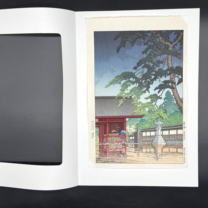 Woodblock Print Harusame (Gokokuji Temple) () (Spring, Antiek en Kunst, Antiek | Overige Antiek