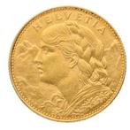 Zwitserland. 10 Francs 1912, Postzegels en Munten