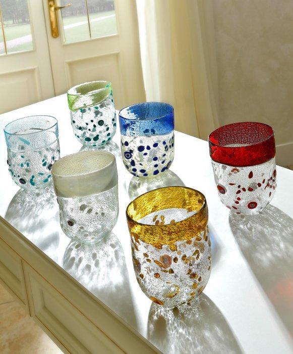 Ribes Atelier - Maryana Iskra - Drinkset (6) - Muranoglas -, Antiek en Kunst, Antiek | Glaswerk en Kristal