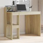 vidaXL Bureau 103,5x56,5x94 cm bewerkt hout sonoma, Huis en Inrichting, Bureaus, Verzenden, Nieuw