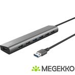 Trust Halyx 7-Port Mini USB Hub Aluminium, Computers en Software, Verzenden, Nieuw