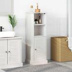 vidaXL Badkamerkast VIGO Wit 37 x 34 x 110 cm Massief, Verzenden, Nieuw