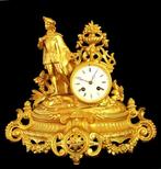 Cartel klok - 19th Century - France Allegory of Royalty -, Antiquités & Art, Antiquités | Horloges