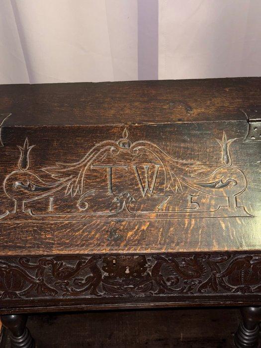 Secrétaire - Bois teinté - colonial anglais, Antiquités & Art, Antiquités | Autres Antiquités