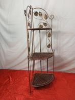Étagère - Fer forgé, osier, Antiquités & Art, Curiosités & Brocante