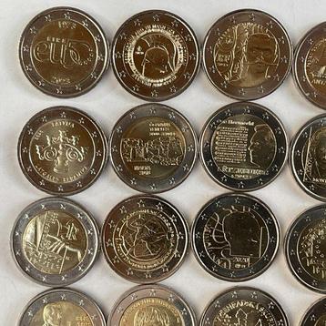 Europa. 2 Euro 2007/2024 (25 munten) (Zonder Minimumprijs) beschikbaar voor biedingen