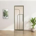 Stalen Taatsdeur - Olijfgroen - 4 Vlaks rond - Mat glas, Minder dan 80 cm, Overige typen, Nieuw, Metaal