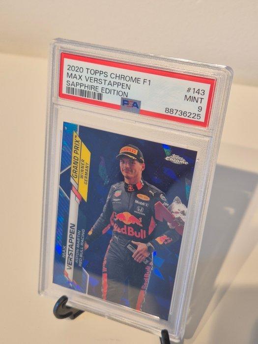 2020 Topps Topps Chrome F1 Max Verstappen #143 Parallel, Verzamelen, Stickers