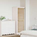 vidaXL Kastdeur Naturel 140.5 x 2.1 x 49.5 cm Massief, Doe-het-zelf en Bouw, Verzenden, Nieuw