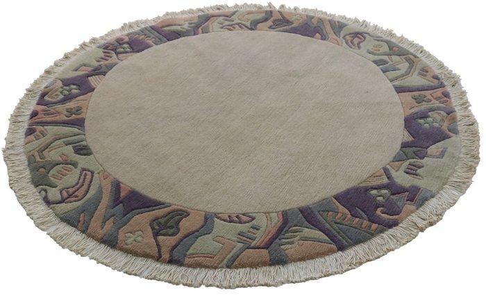 Nepal - Vloerkleed - 150 cm - 150 cm, Huis en Inrichting, Stoffering | Tapijten en Vloerkleden