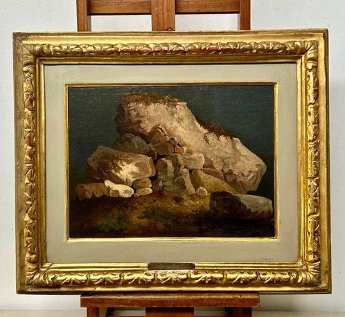 Antonio Fontanesi (1818–1882) - L’Eremo dopo il temporale, Antiek en Kunst, Kunst | Schilderijen | Klassiek