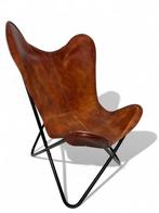 Fauteuil - Vlinderstoel - Leder, Metaal - Vlinderstoel