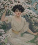 Lucius Rossi (1846-1913) - Blossoming Affection (Framed)