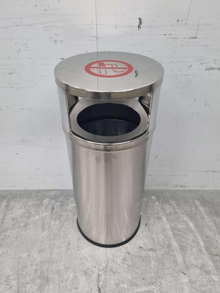 Combisteel RVS Prullenbak afvalbak 54 ltr Horeca, Zakelijke goederen, Horeca | Meubilair en Inrichting, Ophalen of Verzenden