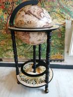 Bar globe - Bois - Barreplanète Barglobe, Antiek en Kunst