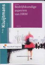Bedrijfskundige aspecten van HRM - Frits Kluijtmans - 978900, Boeken, Verzenden, Nieuw