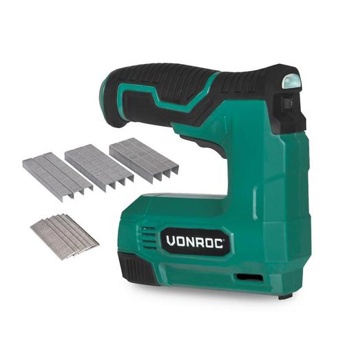 Accu tacker 4V |  Incl. 900 nieten en 300 spijkers, Doe-het-zelf en Bouw, Gereedschap | Handgereedschap, Nieuw, Verzenden