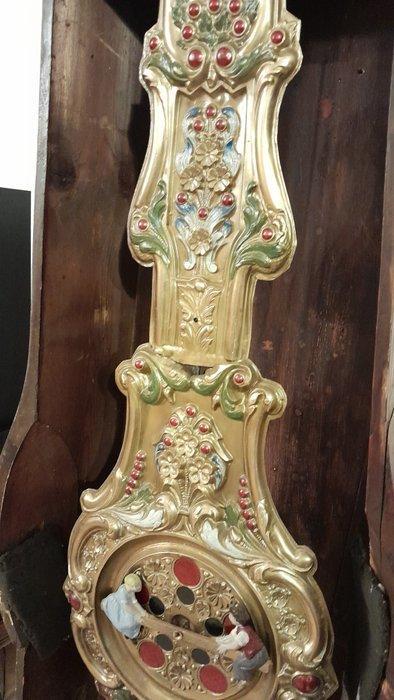 Klok - Hout, Metaal - 1920-1930, Antiquités & Art, Antiquités | Horloges