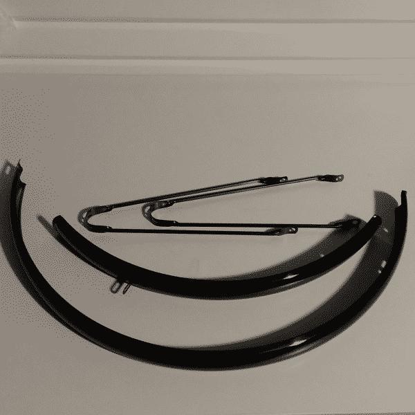 Spatborden set zwart 28 inch, Fietsen en Brommers, Fietsonderdelen, Nieuw, Verzenden