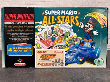 Super Nintendo Starter Pack - Super Mario All Stars Edition beschikbaar voor biedingen
