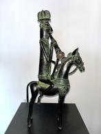 Cavalier de cheval - Bronze africain - Bénin