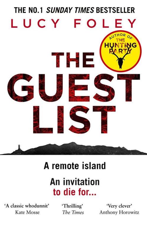 The Guest List The No 1 bestseller and the biggest crime, Livres, Livres Autre, Envoi