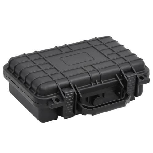 vidaXL Flightcase draagbaar 30x22x10 cm PP zwart, Audio, Tv en Foto, Foto | Cameratassen, Nieuw, Verzenden
