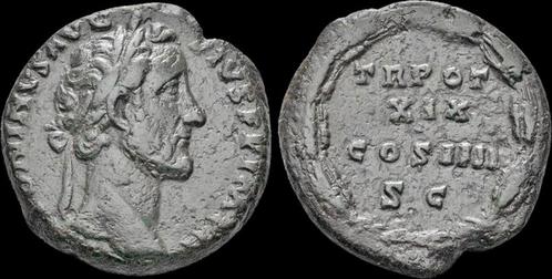 Ae As 138-161ad Roman Antoninus Pius As As legend in four..., Postzegels en Munten, Munten en Bankbiljetten | Verzamelingen, Verzenden