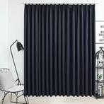 vidaXL Gordijn verduisterend met haken 290x245 cm antraciet, Huis en Inrichting, Verzenden, Nieuw