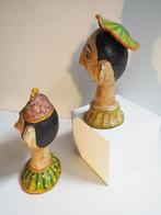 Tête - Tête en papier mâché de maharaja indien, Antiquités & Art