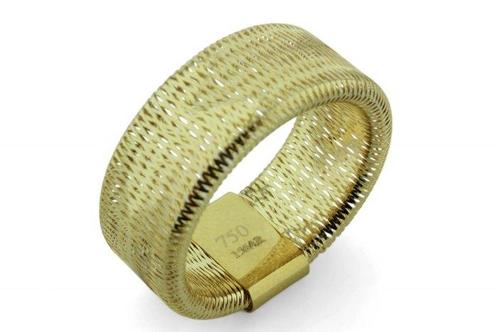 Zonder Minimumprijs - Ring - 18 karaat Geel goud, Handtassen en Accessoires, Ringen