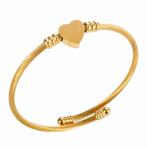 Fako Bijoux® - Dames Armband Klein Hart - Compleet RVS -, Handtassen en Accessoires, Armbanden, Verzenden, Nieuw