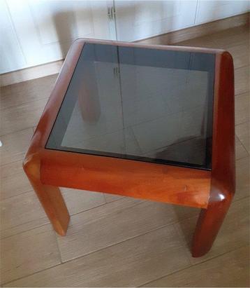 Table dappoint - Bois, Verre