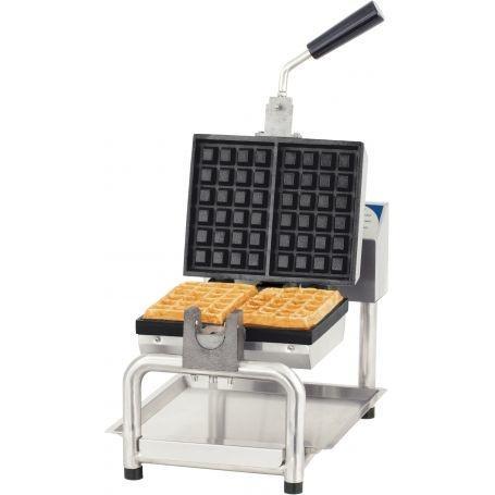 Wafelijzer | RVS | Draaibaar | 1.8kW | Bakplaat 6x4 |, Zakelijke goederen, Horeca | Keukenapparatuur, Nieuw in verpakking, Verzenden