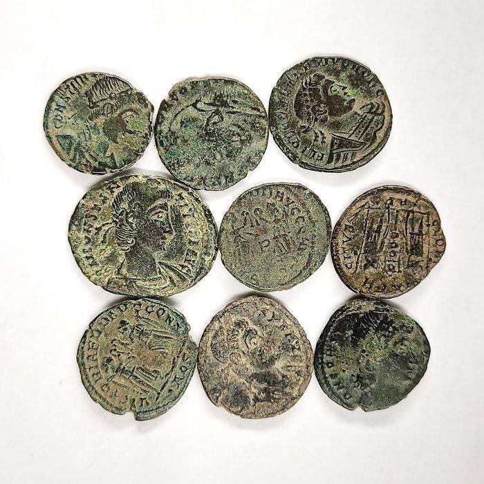 Romeinse Rijk Lot of 9 Roman Coins (mixed lot) (Zonder, Postzegels en Munten, Munten | Europa | Niet-Euromunten