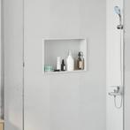 vidaXL Douche Niche Wit 45 x 30 x 9,5 cm Roestvrij staal, Bricolage & Construction, Verzenden