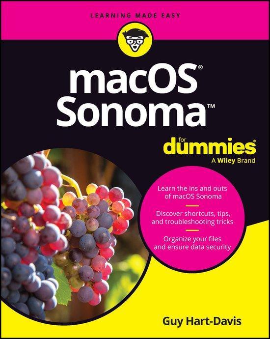 macOS Sonoma For Dummies 9781394219759 Guy Hart-Davis, Livres, Langue | Anglais, Envoi