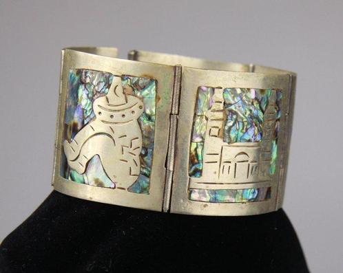 Zonder Minimumprijs - Armband Zilver - Mexico Moeder van, Handtassen en Accessoires, Armbanden