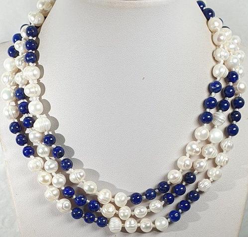 Perles deau douce (pureté) et lapis-lazuli NATURAL (paix et, Antiek en Kunst, Antiek | Boeken en Manuscripten