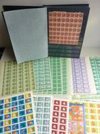 Wereld  - Verzameling vellen in een Leuchtturm stockboek en, Postzegels en Munten, Gestempeld