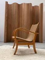 Erich Dieckmann - Fauteuil - Beuken, touw